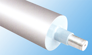 Stainless steel covering roller